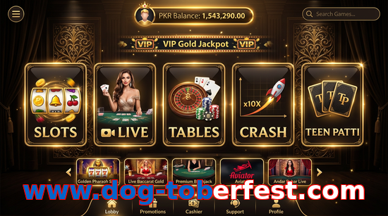 Main screen of Www.dog-toberfest.com casino page for PK players