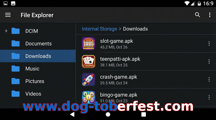 Main screen of Www.dog-toberfest.com gameapk page for PK players