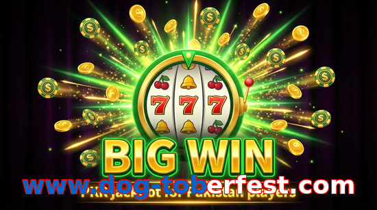 Big win animation on Www.dog-toberfest.com slot game